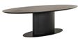 Gordon Dark Wood 12 Seater Oval Pedestal Dining Table
