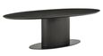 Gordon Dark Wood 8 Seater Oval Pedestal Dining Table