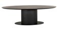 Gordon Dark Wood 8 Seater Oval Pedestal Dining Table