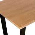 Jersey Dining Table - Industrial Style - 4 Seater - 140cm - Oak