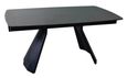 Kinston Dining Table - 6-12 Seater - 160cm-240cm - Black Ceramic - Extending