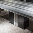 Kyoto Dining Table - Marble with Wooden Pedestal Base - Variation Available