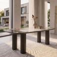 Langford Dining Table - 230cm - 10 Seater - Pedestal - Ceramic