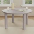 Magee Dining Table - 4 Seater - Round - 120cm - Grey
