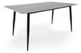 Monaco Dining Table - 6 Seater - 160cm - Grey Ceramic