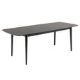 Montreux Extending Dining Table - 6-8 Seater - 180cm-219cm - Black