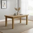 Normandy Extending Dining Table - 4-6 Seater - 140cm-185cm - Oak