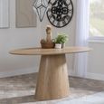 Palma Oval Dining Table - 6 Seater - 180cm - Oak