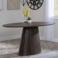 Palma Oval Dining Table - 6 Seater - 180cm - Walnut