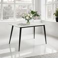 Riga Dining Table - 4 Seater - 130cm - Italy Grey Sintered Stone
