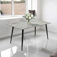 Riga Dining Table - 6 Seater - 160cm - Italy Grey Sintered Stone