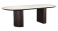 Ritz Beige Ceramic Top 10 Seater Pedestal Dining Table