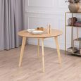Roxby Round Dining Table - 2 Seater - 105cm - Oak