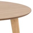 Roxby Round Dining Table - 2 Seater - 105cm - Oak