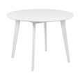 Roxby Round Dining Table - 2 Seater - 105cm - White