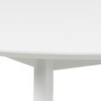 Roxby Round Dining Table - 2 Seater - 105cm - White
