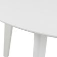 Roxby Round Dining Table - 2 Seater - 105cm - White