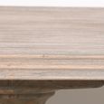 Rustic Mango Wood Double Pedestal Dining Table - 10 Seater - 240cm