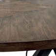 Samara Dining Table - 8 Seater - 180cm - Oval - Spider Legs - Dark Oak