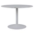 Tarifa Round Dining Table - 4 Seater - 110cm - White Marble