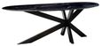 Trocadero Black Marble 8 Seater Dining Table with Spider Legs