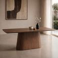 Windsor Dining Table - 190cm - 8 Seater - Pedestal - Walnut - Wood