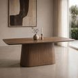 Windsor Dining Table - 230cm - 10 Seater - Pedestal - Walnut - Wood