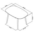 Dansk Scandi Oak Dining Table - Sizes Available thumbnail 5