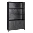 Kala Display Cabinet - 2 Door - Black - Mango Wood
