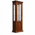 Treviso Italian Cherry Wood 1 Door LHF Display Cabinet thumbnail 2