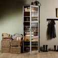 Viva Display Cabinet - 1 Door - 2 Drawer - Grey