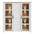 Clearance - Bohol Display Cabinet - 3 Door - Large - White - FSS17339