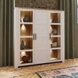 Clearance - Bohol Display Cabinet - 3 Door - Large - White - FSS17339