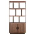 Windsor Curved Display Cabinet - 2 Door - Walnut - Wood