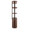 Windsor Curved Display Cabinet - 2 Door - Walnut - Wood