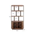 Windsor Curved Display Cabinet - 2 Door - Walnut - Wood