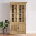 Lyon Display Cabinet - 2 Door - Tall - Grey Washed - Oak