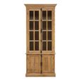 Banten Display Cabinet - 2 Door - Tall - Natural - Pine