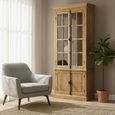 Banten Display Cabinet - 2 Door - Tall - Natural - Pine