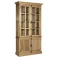 Lyon Display Cabinet - 2 Door - Tall - Grey Washed - Oak
