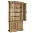 Lyon Display Cabinet - 2 Door - Tall - Grey Washed - Oak