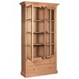 Lyon Display Cabinet - 2 Door - Tall - Natural - Oak