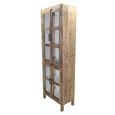 Bassano Display Cabinet - 2 Door - Natural - Wood