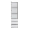 Clearance - Fribo Display Cabinet - 1 Door - Narrow - Glazed - White - FSS17400