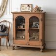 Handcrafted Display Cabinet - Arch - 2 Door - Glass and Wood