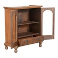 Handcrafted Display Cabinet - Arch - 2 Door - Glass and Wood