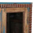 Unique One of a Kind - Handcrafted Display Cabinet - 2 Door - Natural - Glass and Reclaimed Wood