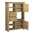 Treviso Oak Display Unit - 2 Door