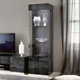 Montecarlo Display Cabinet - 1 Door - Right - Grey Koto High Gloss