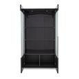 Montecarlo Display Cabinet - 2 Door - Grey Koto High Gloss
